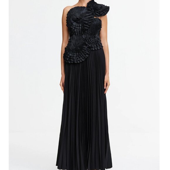 Acler Trusley Black Maxi Dress - Picture 9 of 12